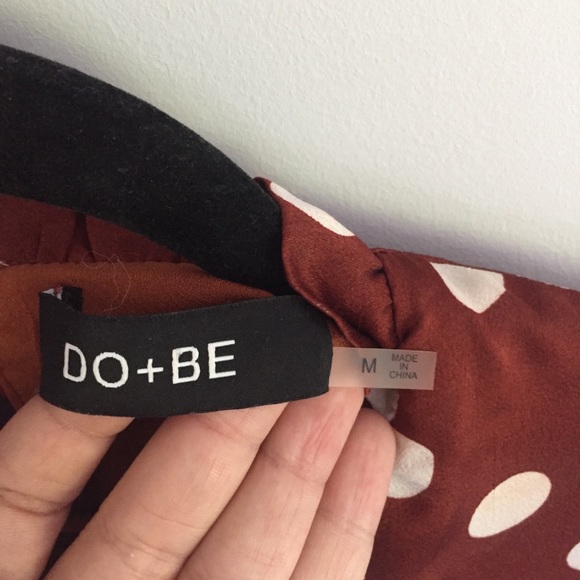 Peplum Polka Dot Blouse - Picture 6 of 6